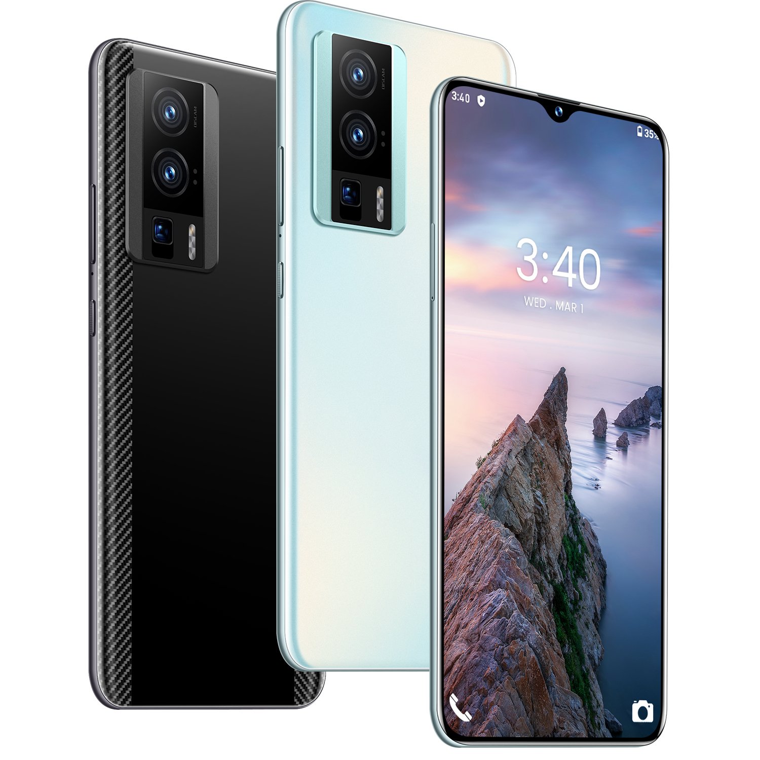 2024 Oem logo Cellphone 3GB+64GB Smartphone 6.5 inch Unlocked dual SIM card 4G Phones Android 10.0 5MP + 13MP Mobile phones